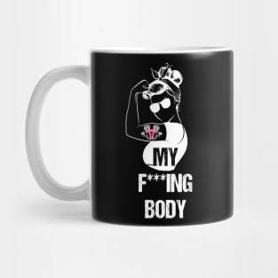 My Body in white Mug